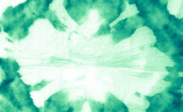 水彩画，扎染画，肮脏艺术。工艺肮脏的背景。天空水彩画，艺术水彩画横幅。蓝绿色现代水彩布。图片下载