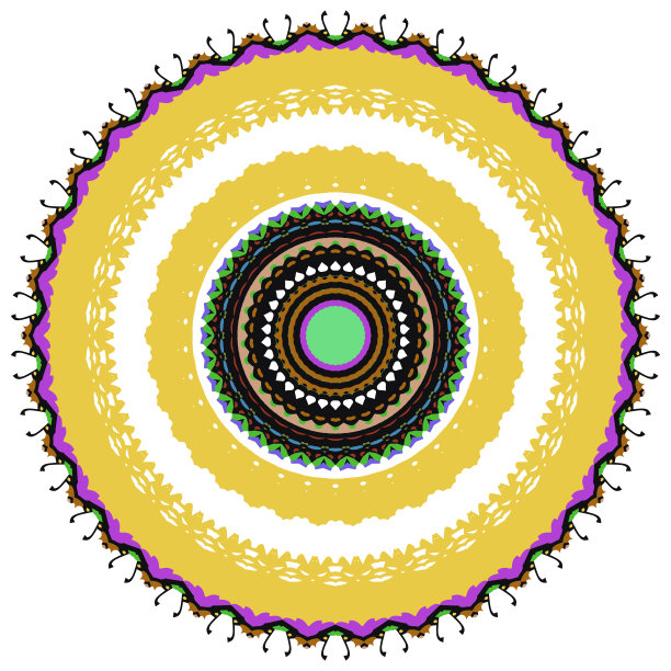 抽象的五彩万花筒背景。抽象的种族矢量墙纸。彩色重复图案马赛克-矢量。矢量图图片下载