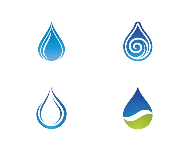 水滴矢量图标图片下载