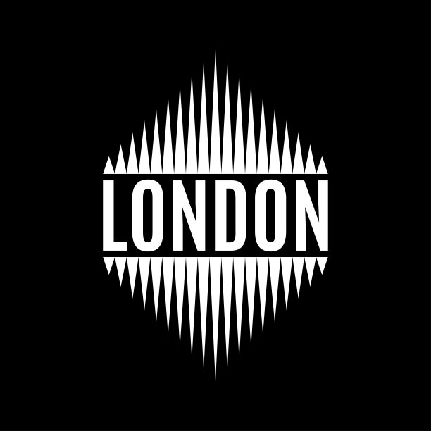伦敦印刷海报。t恤印花设计与伦敦文字。矢量插图。图片下载