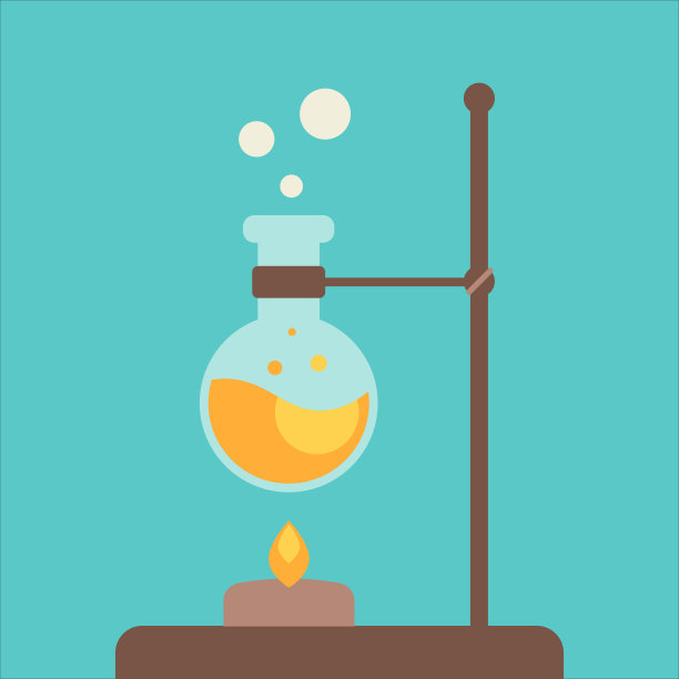 化学圆底烧瓶燃烧器图片下载