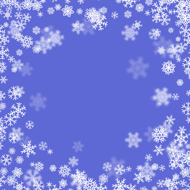 圣诞的雪花背景与散落的雪花飘落在冬天图片下载