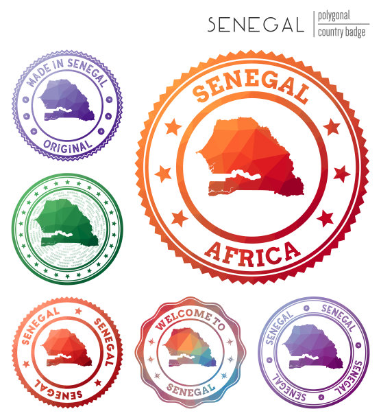 塞内加尔徽章。图片下载