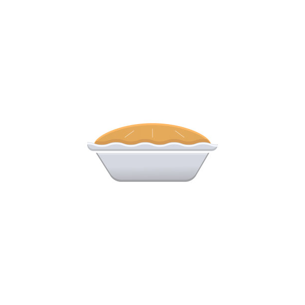 美国派图标上孤立的白色背景。图片下载