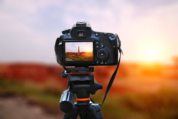 户外造砖工厂在自然界中素材图片