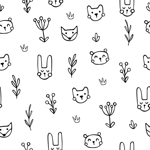 可爱的动物素材图片