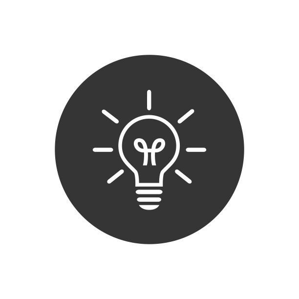 灯泡图标。矢量图图片下载