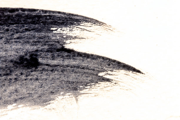 抽象黑白水彩光画背景或纹理。图片下载