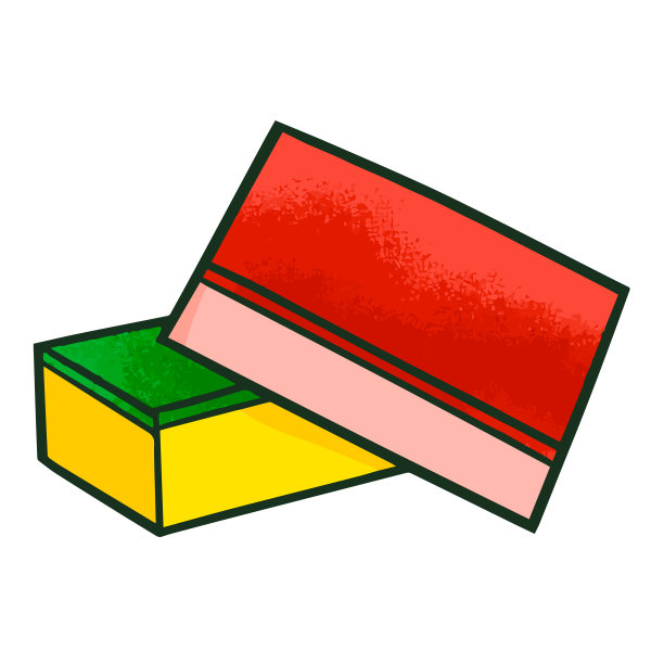 绿色和红色洗涤海绵为您的清洁活动图片下载