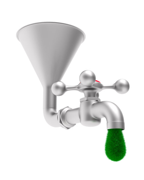 白色背景上的水龙头。孤立的3 d演示图片下载