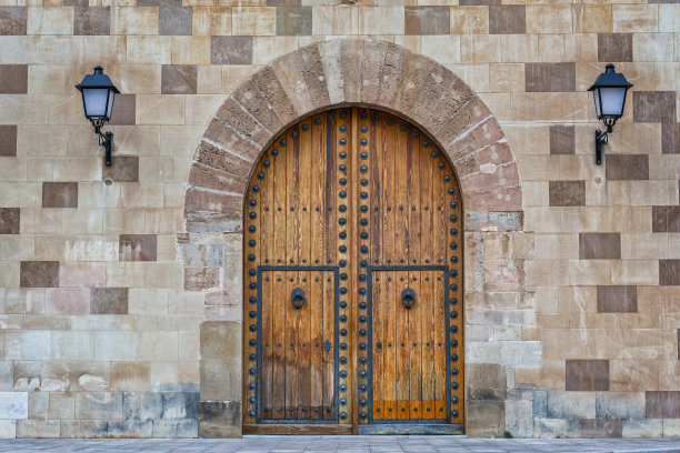 旧木头门素材图片