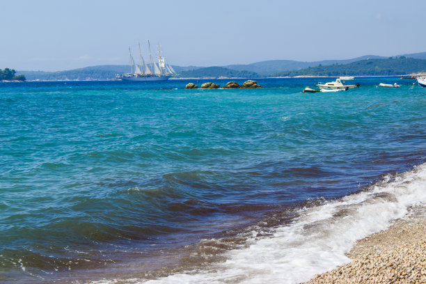 宏伟的帆船。图片下载