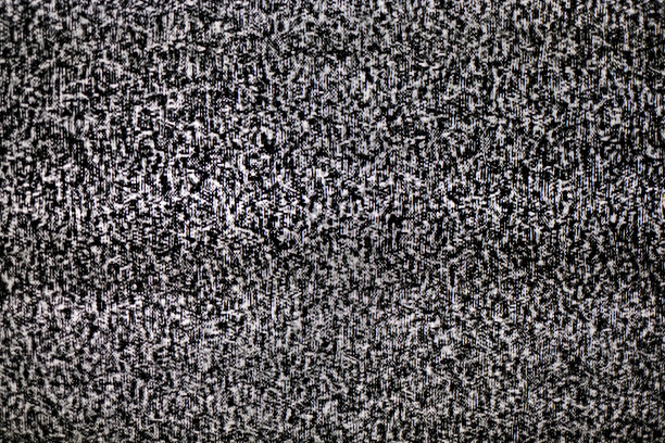 电视显示器无信号，静电噪音不良电视黑白图片下载