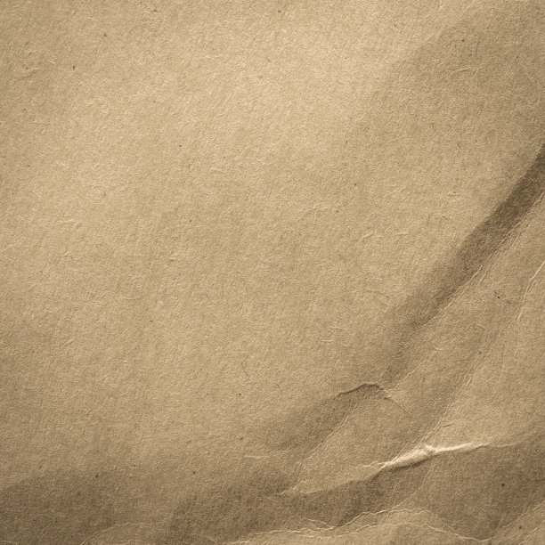 棕色再生纸纹理背景包裹包装纸或工艺美术皱巴巴的表图片下载