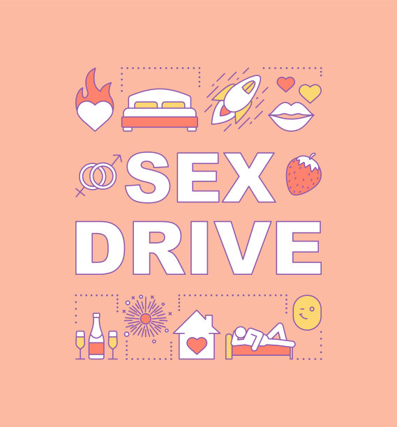 性驱使字概念横幅图片下载