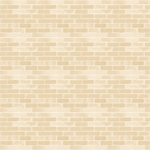 复古风格的无缝设计，在自然的淡米色古色古香的米黄色棕色砖墙纹理背景图片下载