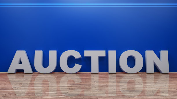 拍卖文本木地板对墙3d渲染图片下载