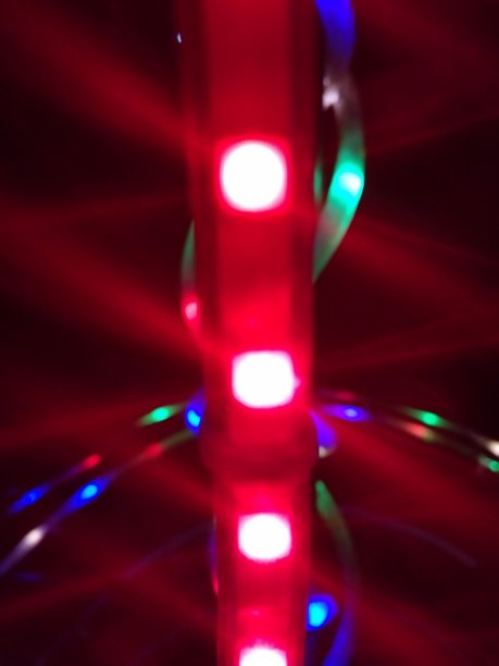 模糊的照片，抽象的花园灯光，在晚上图片下载