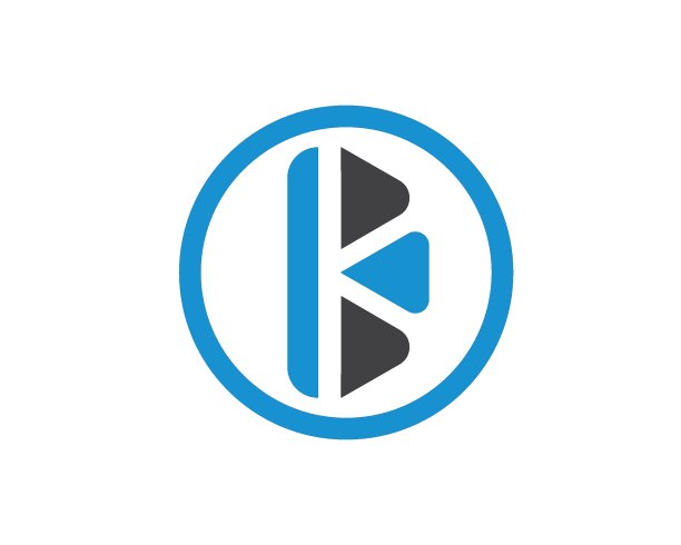 K字母标志矢量图标设计图片下载