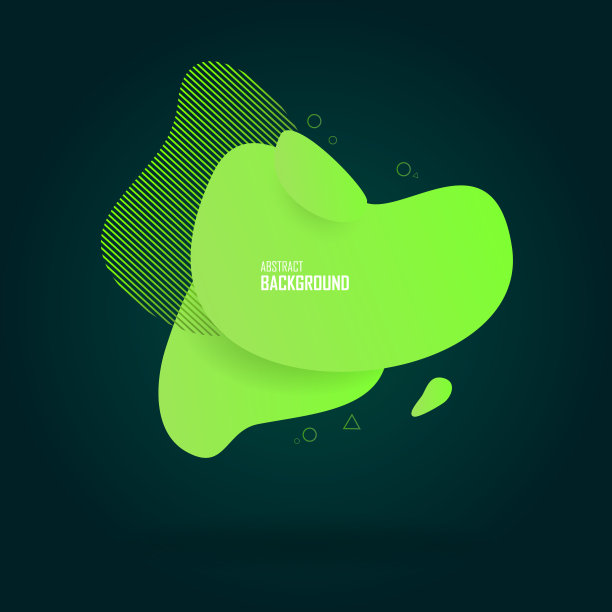 液体颜色抽象的形状，抽象的设计背景。抽象矢量梯度元素的标志，旗帜，张贴图片下载