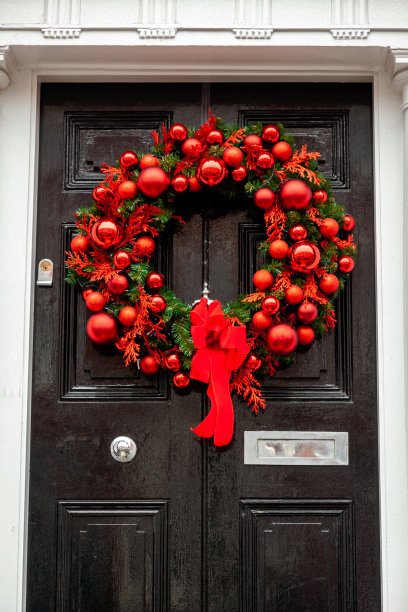 圣诞节的圣诞花环图片下载