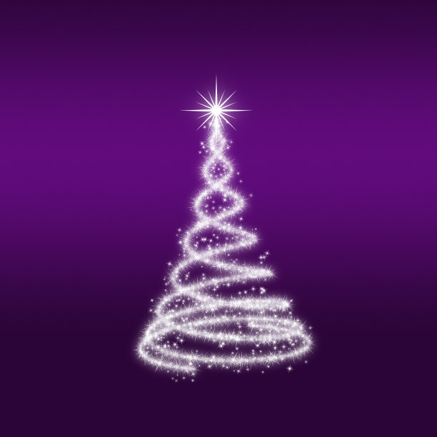 优雅的圣诞树图片下载