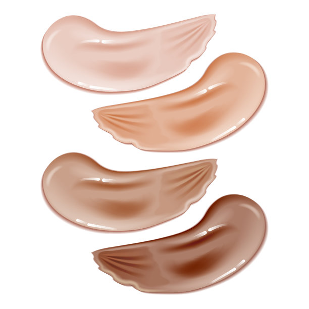 收集化妆液粉底笔画上的白色。口红或调色膏，遮瑕膏。图片下载