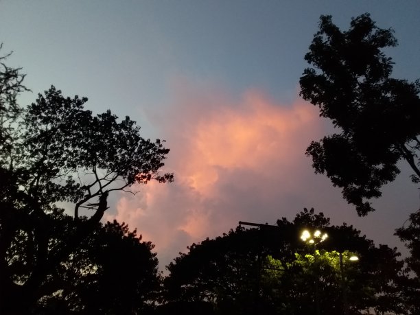 夜晚对天空的观察图片下载