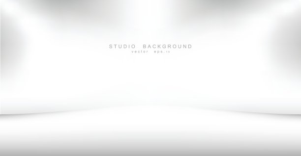 空的画廊墙上有用于图片和广告的灯。工作室展示室背景，空空间，可用于展示您的产品。插图EPS矢量10图片下载