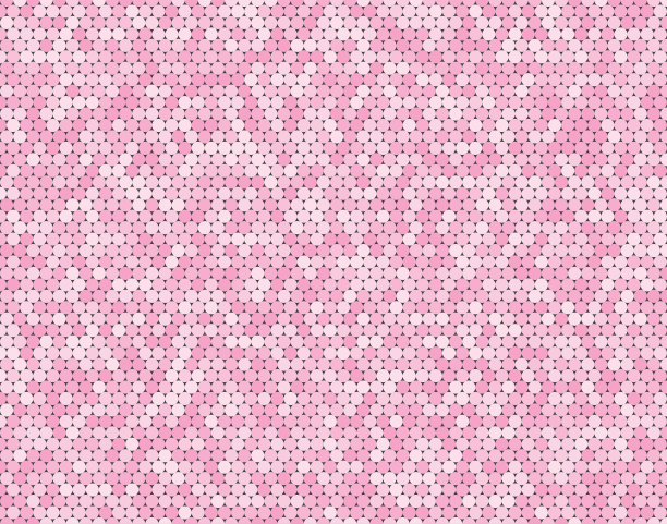 矢量背景制作的彩色圆圈瓷砖。图片下载