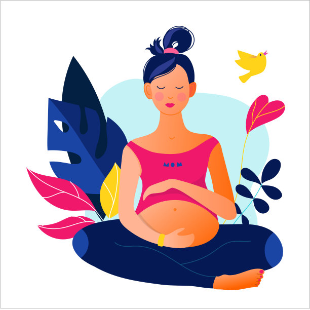 瑜伽怀孕图片下载