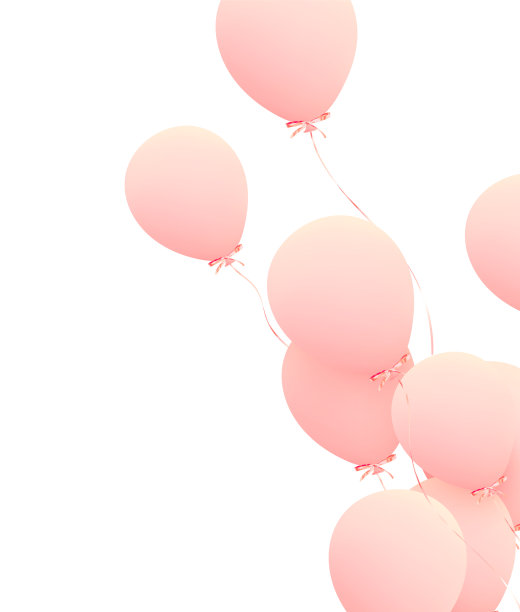 氦气球的节日背景。庆祝一个生日，海报，横幅快乐的纪念日。图片下载