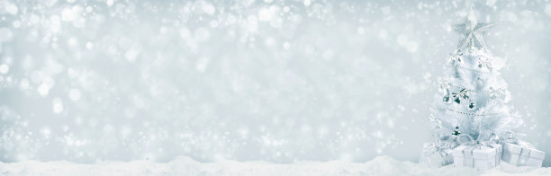 圣诞树和礼物图片下载