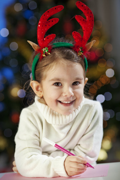 信的圣诞老人图片下载