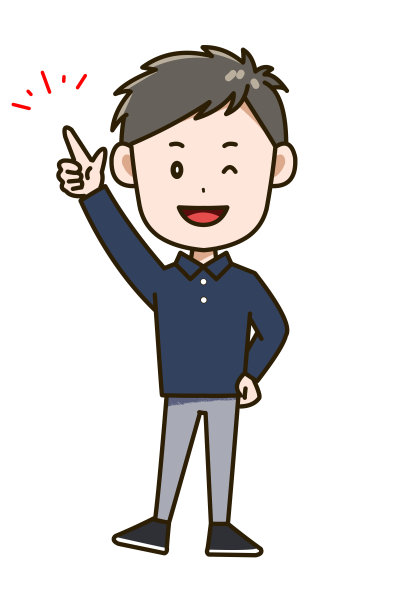 一个男人用手指展示上半部分的插图图片下载