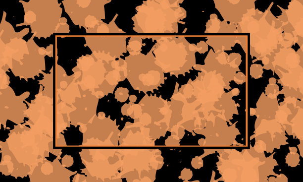 抽象笔触框架素材图片