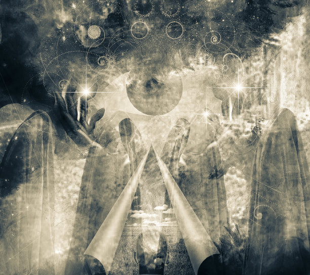 神秘的抽象画图片下载