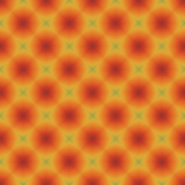 万花筒彩色圆点缀马赛克秋风图案无缝乐趣栗色棕色红蓝绿色橙色金色模糊纹理分形美术图片下载