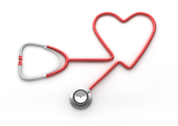 心脏形状的听诊器图片下载