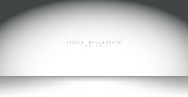 空的画廊墙上有用于图片和广告的灯。工作室展示室背景，空空间，可用于展示您的产品。插图EPS矢量10图片下载