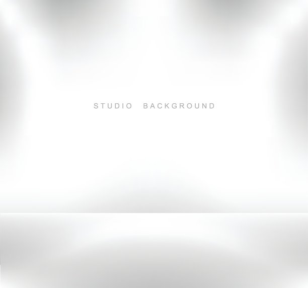 空的画廊墙上有用于图片和广告的灯。工作室展示室背景，空空间，可用于展示您的产品。插图EPS矢量10图片下载