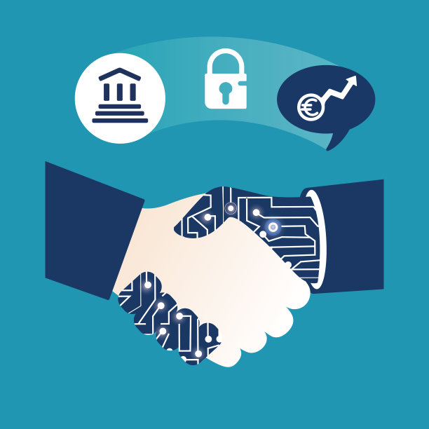 人工智能，人与机器人协议向量图片下载