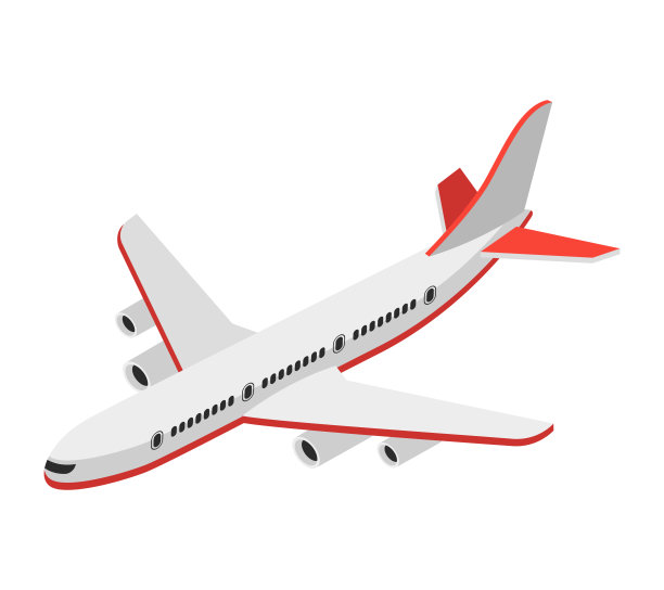 飞机。等距矢量插图。图片下载