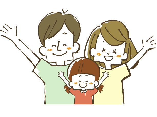 父母和孩子，父亲，母亲和女儿图片下载