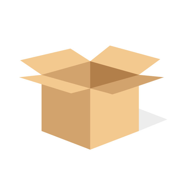 纸箱。盒子打开了。矢量插图。图片下载