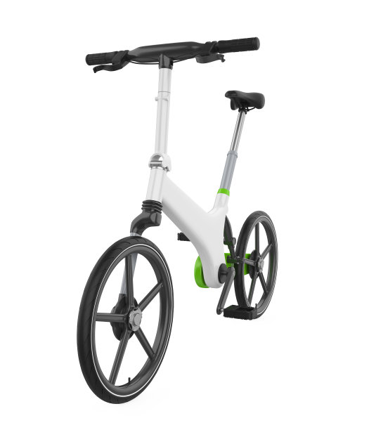 电动自行车孤立图片下载