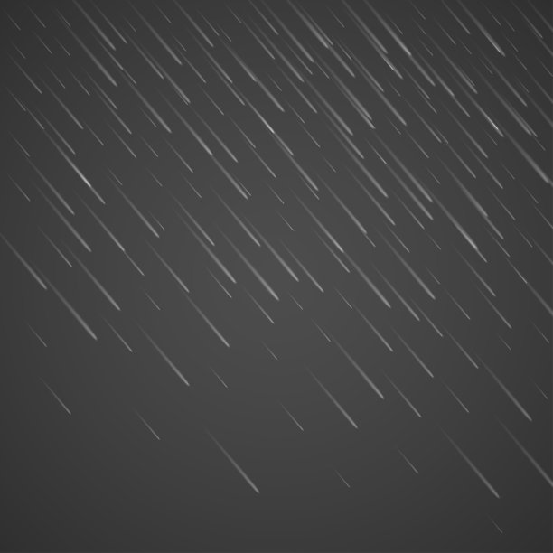 透明的雨滴孤立在抽象的背景。风暴雨滴插图。矢量雨滴效应图片下载