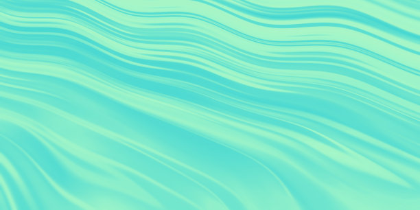 新薄荷淡绿色波浪图案海景抽象条纹粉彩蓝水海阴影背景散焦反射顺序纹理田园度假重复分形可爱的艺术时尚的颜色图片下载