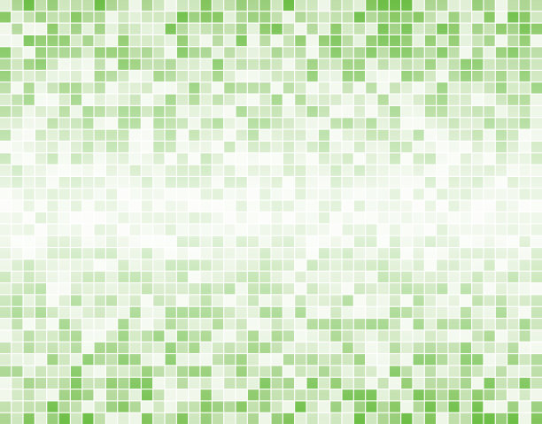 矢量背景制作的彩色方块瓷砖。图片下载