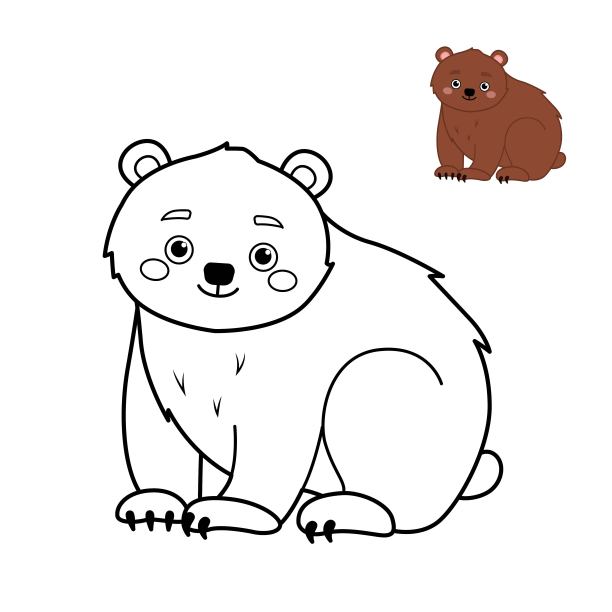 儿童涂色书。图片下载